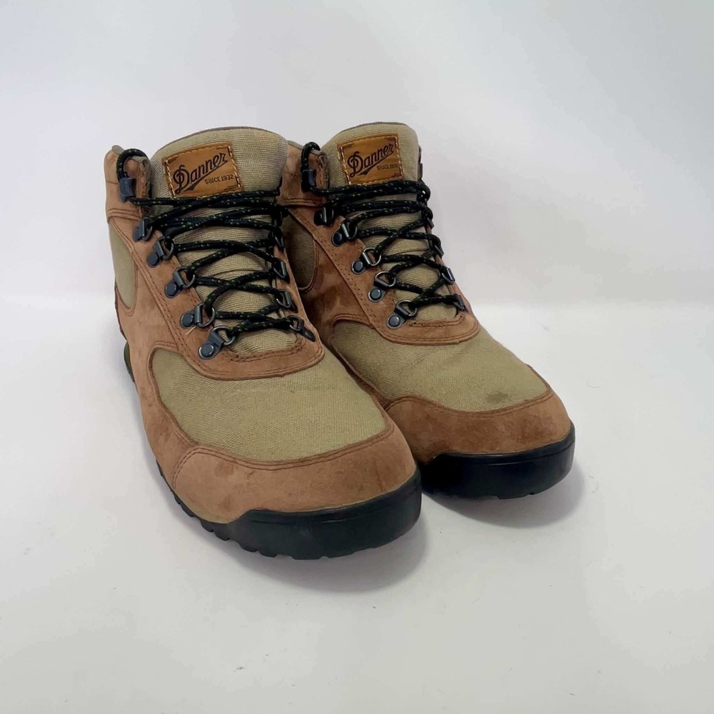 Danner Jag Mens 11 D Bark Dusty Olive Waterproof Hiking Boots 37365 Comfort